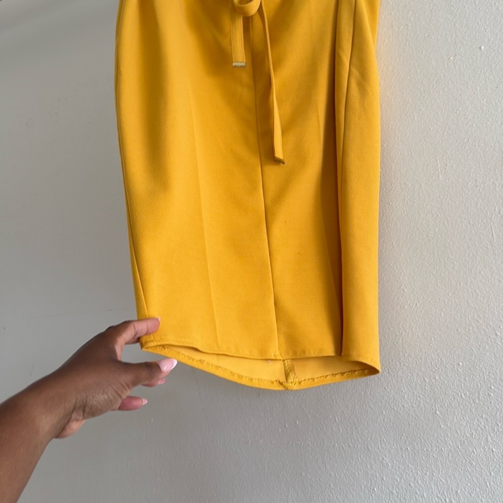 NYC Yellow Pencil Skirt